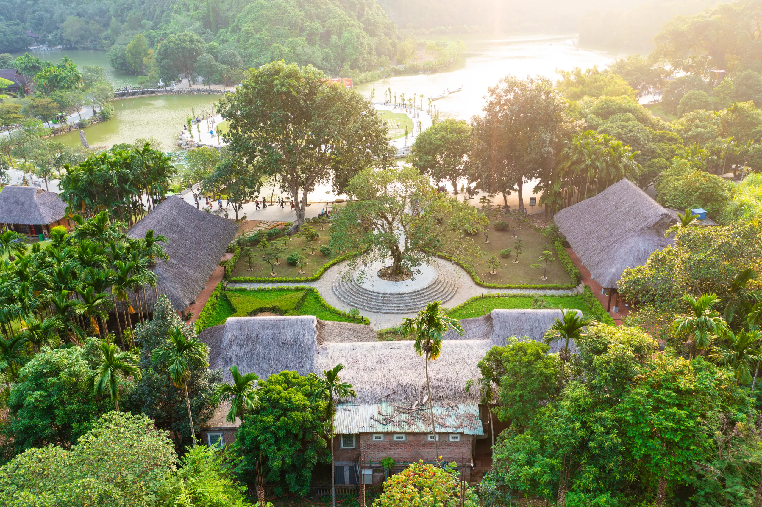 Toàn cảnh khu nghỉ dưỡng Aravinda giữa thiên nhiên Ninh Bình